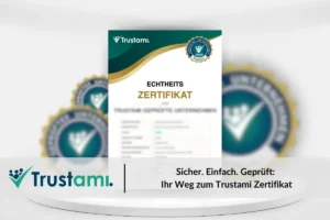 Trustami Zertifikat für Unternehmen